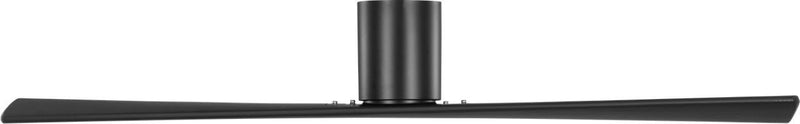 Plank 60" Hugger Ceiling Fan in Midnight Black with Midnight Black Blades