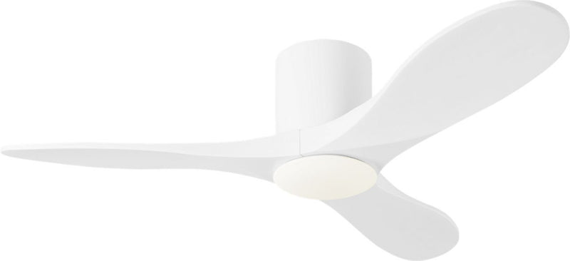 Maverick 44" LED Hugger Ceiling Fan in Matte White