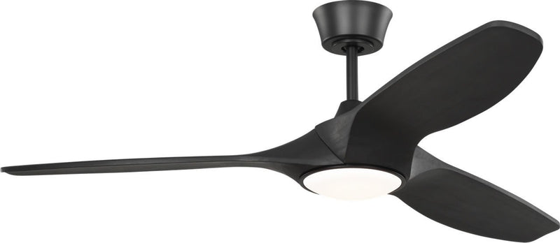 Selen 52" LED Ceiling Fan in Midnight Black with Midnight Black Blades