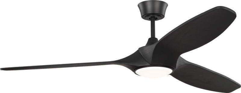 Selen 60" LED Ceiling Fan in Midnight Black with Midnight Black Blades