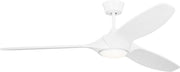 Selen 60" LED Ceiling Fan in Matte White