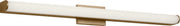 Cavitt 30" Bath Vanity Light in Satin Brass