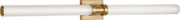 Kiel 2-Light Bath Vanity Light in Satin Brass