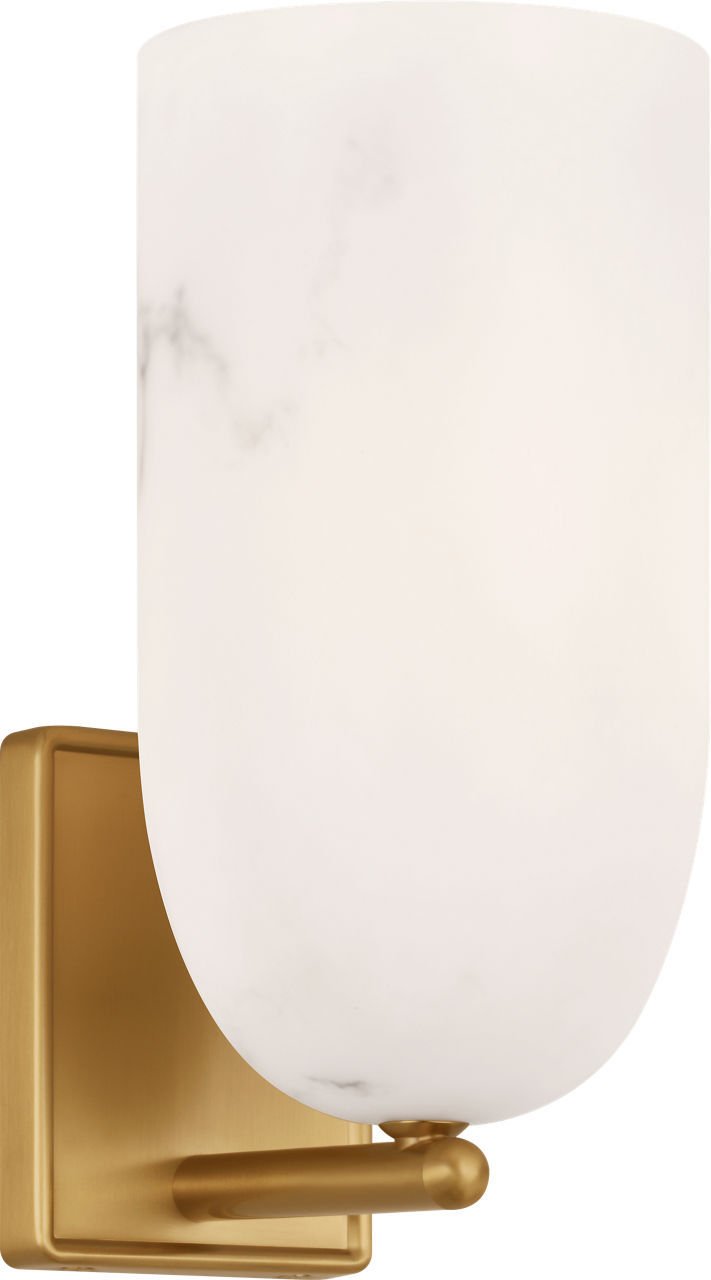 Savina Wall Sconce in Burnished Brass