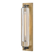 Lourde Large Wall Sconce in Heritage Brass