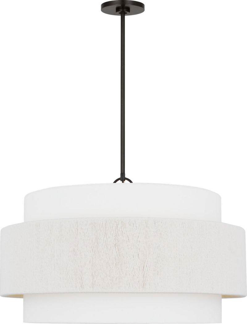 Belaro 4-Light 26" Pendant in Aged Iron