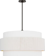 Belaro 6-Light 30" Pendant in Aged Iron