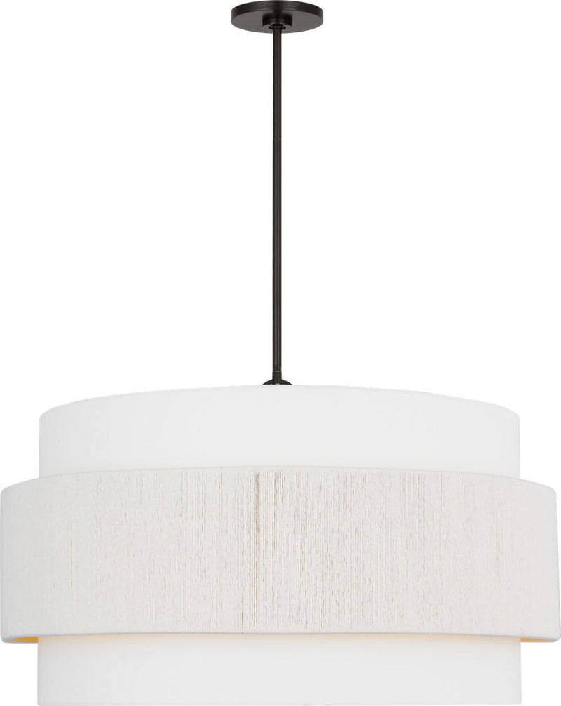 Belaro 6-Light 30" Pendant in Aged Iron