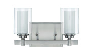 Celeste 2 Light 11.75" Vanity in Brushed Polished Nickel