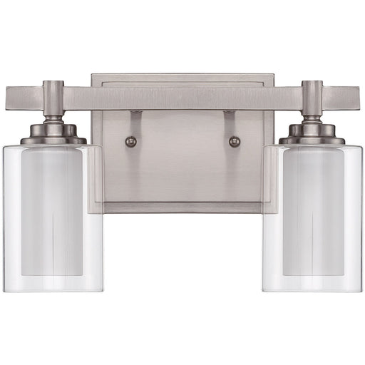 Celeste 2 Light 11.75" Vanity in Brushed Polished Nickel