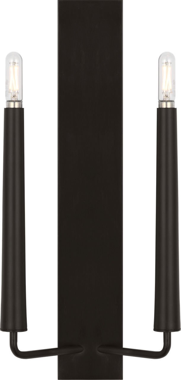 Lois 18" 2-Light Wall Sconce in Aged Iron