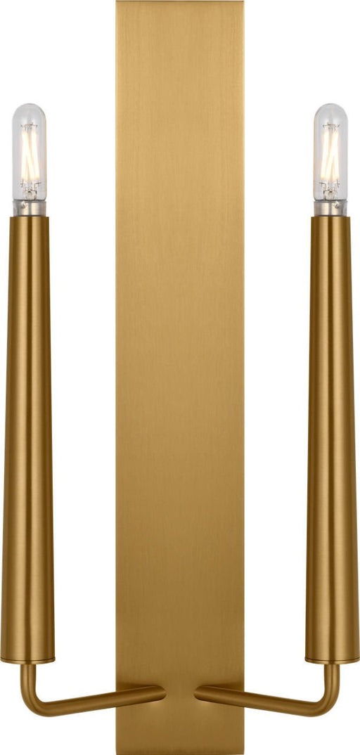 Lois 18" 2-Light Wall Sconce in Burnished Brass