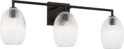 Serafina 3-Light Bath Vanity Light in Aged Iron