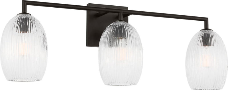 Serafina 3-Light Bath Vanity Light in Aged Iron