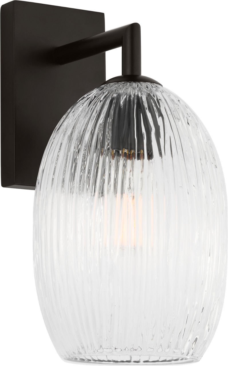 Serafina Bath Sconce in Aged Iron
