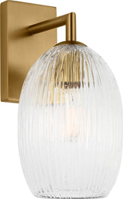Serafina Bath Sconce in Burnished Brass