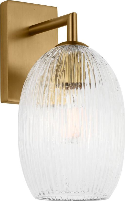 Serafina Bath Sconce in Burnished Brass