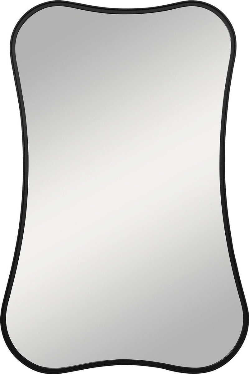 Cosway 24" x 36" Rectangular Mirror in Midnight Black