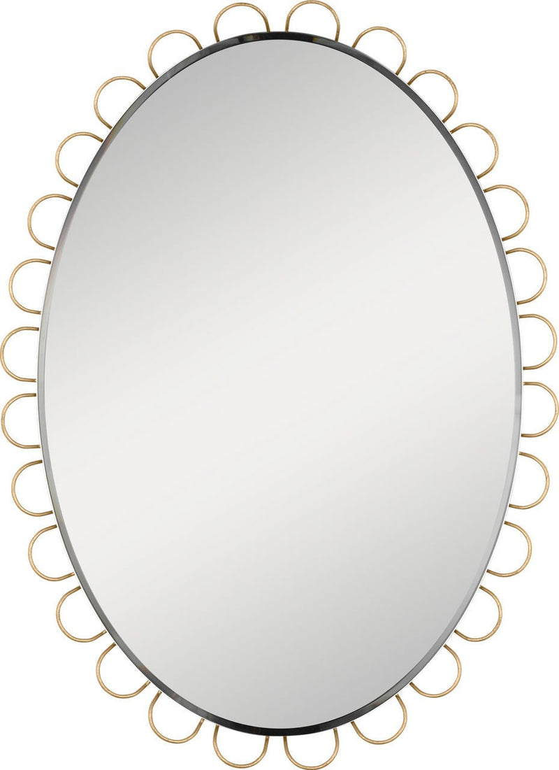 Tirreno 24" x 31" Mirror in Gild
