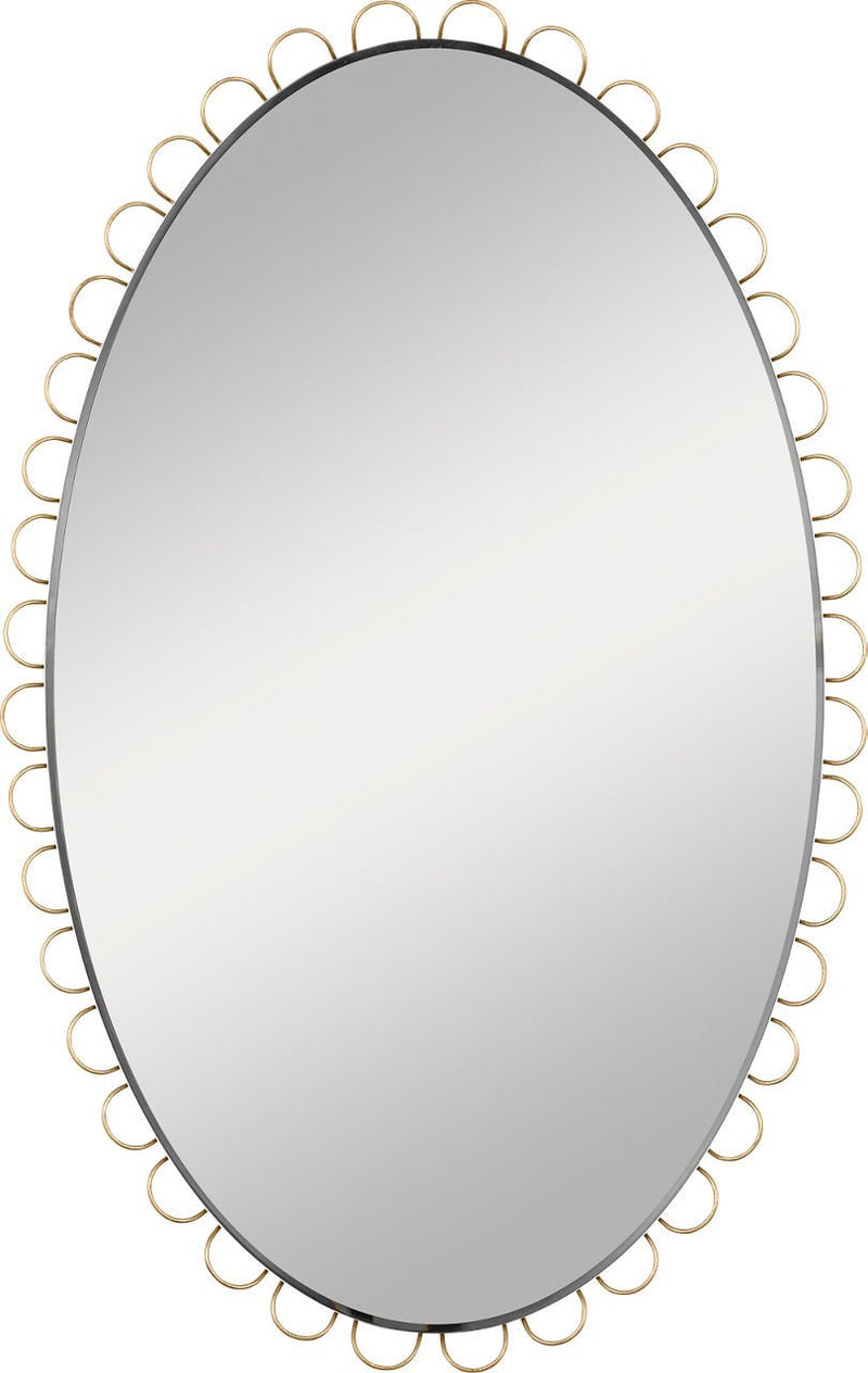 Tirreno 31" x 41" Mirror in Gild