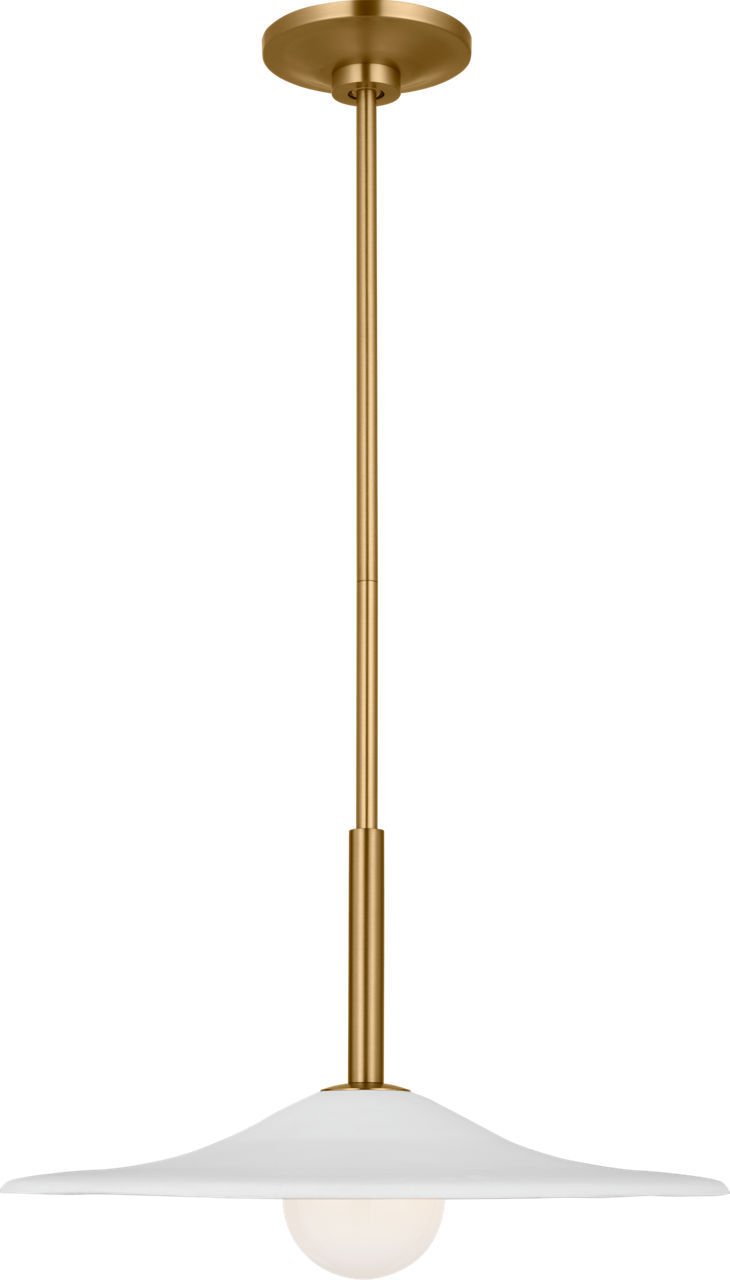 Endicott 16" Pendant in Burnished Brass