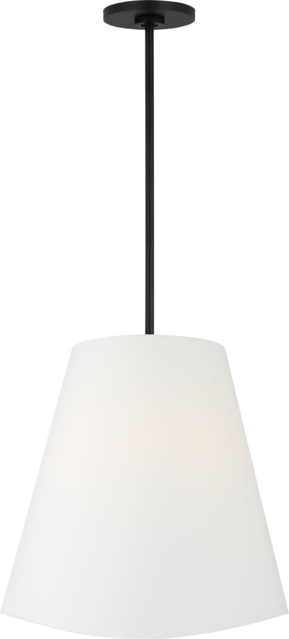 Beauvoir 3-Light 18" Pendant in Midnight Black