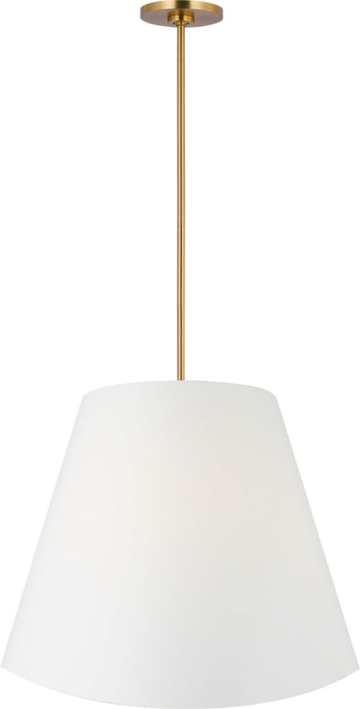 Beauvoir 4-Light 24" Pendant in Burnished Brass