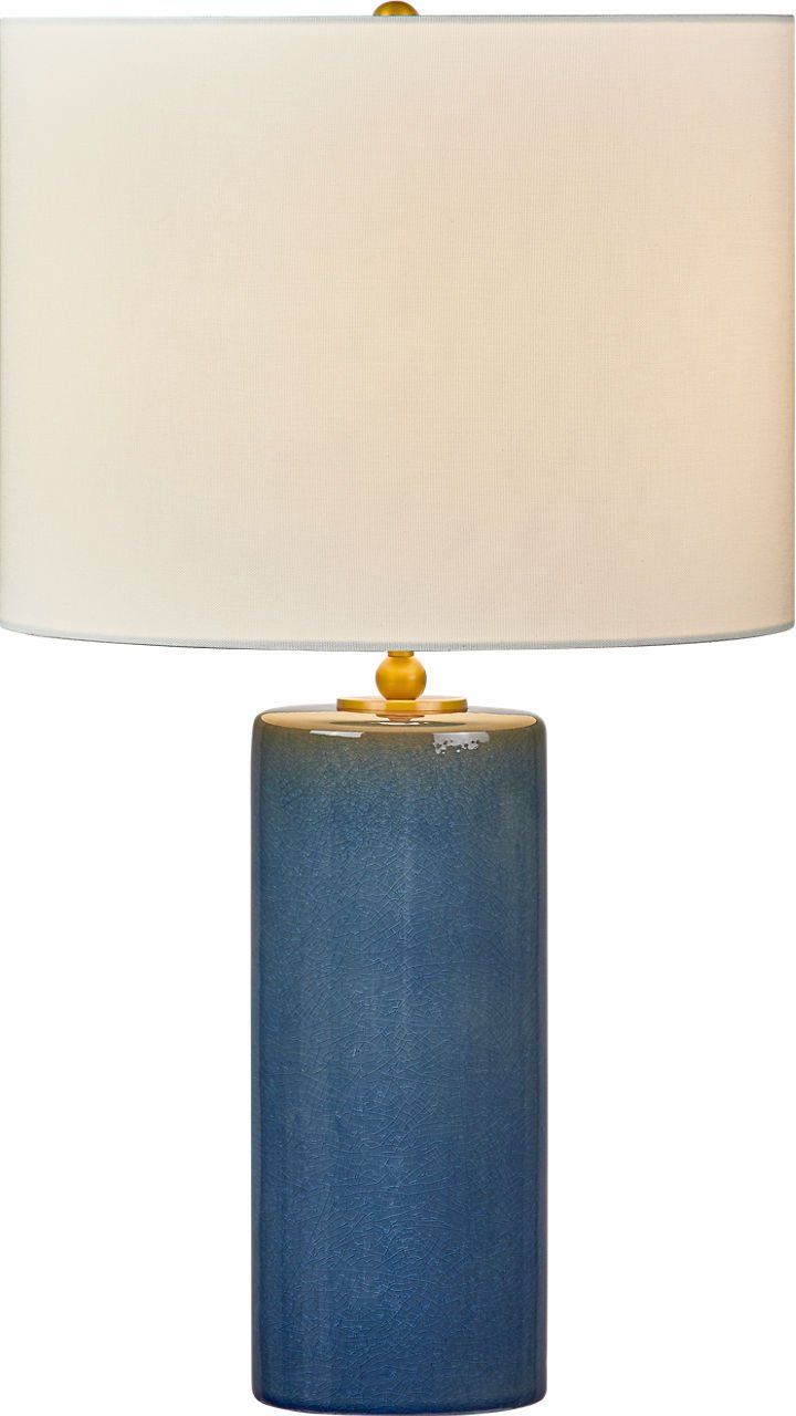 Lauren 26" Table Lamp in Deep Ocean Crackle