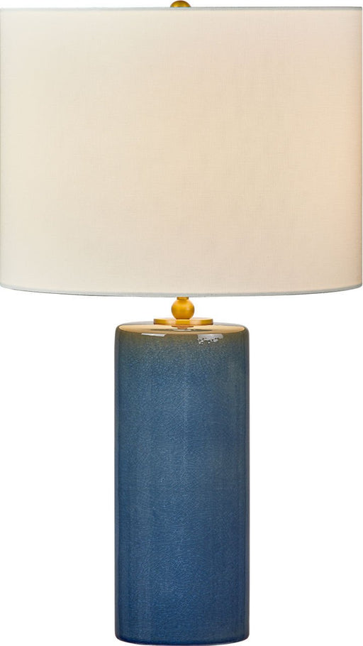 Lauren 26" Table Lamp in Deep Ocean Crackle