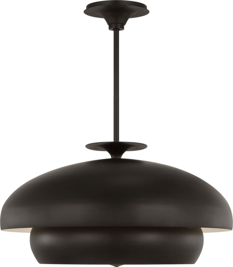 Solene 24" 8-Light Pendant in Aged Iron