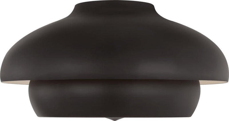 Solene 18" Flush Mount in Aged Iron