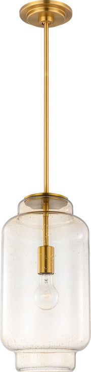 Nodier 17" Pendant in Burnished Brass