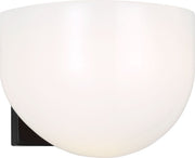 Cheverny Small Bath Sconce in Aged Iron