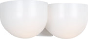 Cheverny 2-Light Medium Bath Vanity Light in Polished Nickel