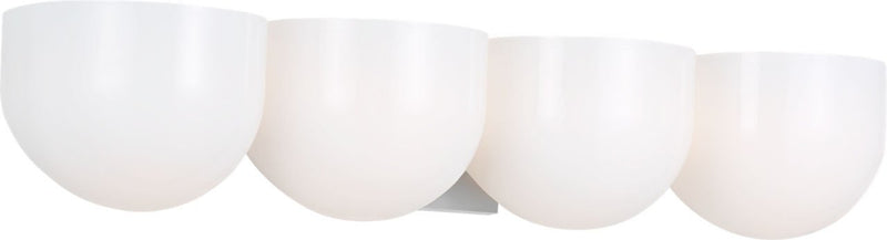 Cheverny 4-Light Extra Large Bath Vanity Light in Polished Nickel