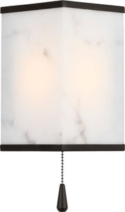 Cleor 8" Bath Sconce in Aged Iron