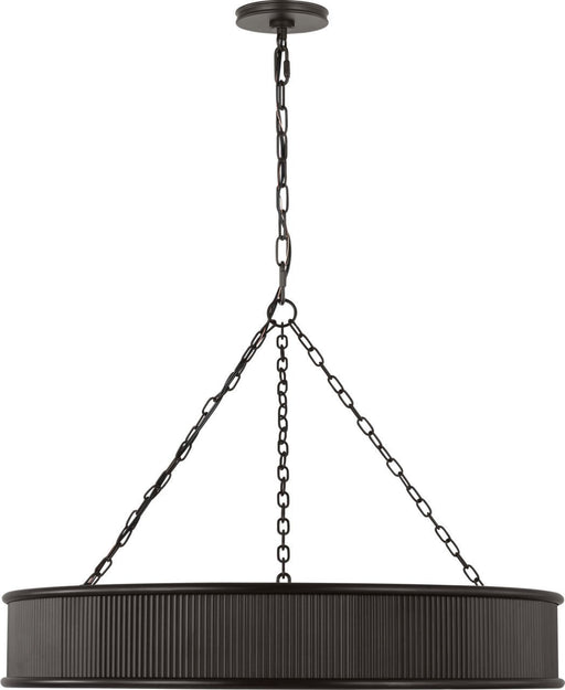Ritz 27" 8-Light Chandelier in Aged Iron