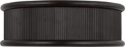 Ritz 18" 5-Light Flush Mount in Aged Iron