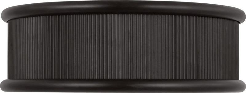 Ritz 18" 5-Light Flush Mount in Aged Iron