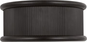 Ritz 14" 3-Light Flush Mount in Aged Iron