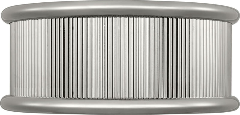 Ritz 14" 3-Light Flush Mount in Polished Nickel