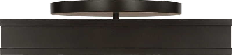 Dupont 16" Square Semi-Flush Mount in Aged Iron