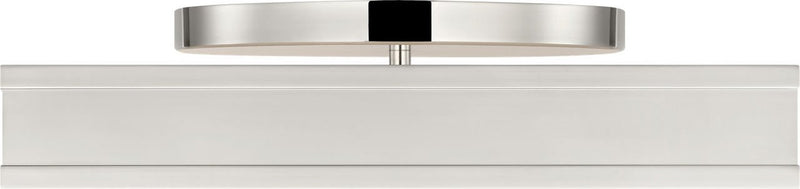 Dupont 16" Square Semi-Flush Mount in Polished Nickel