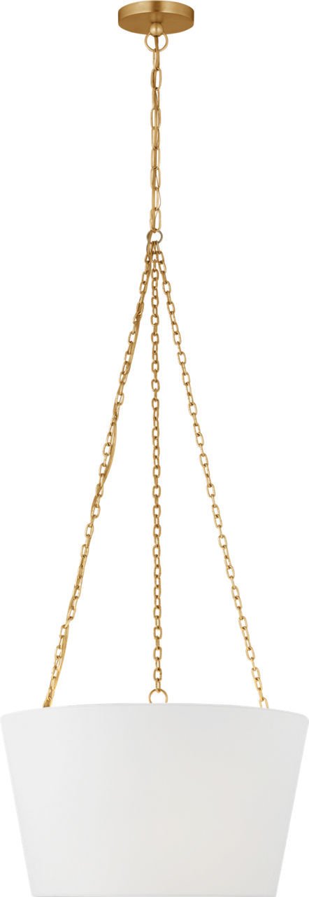 Herve 3-Light 18" Pendant in Gild