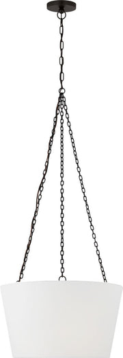 Herve 3-Light 24" Pendant in Aged Iron
