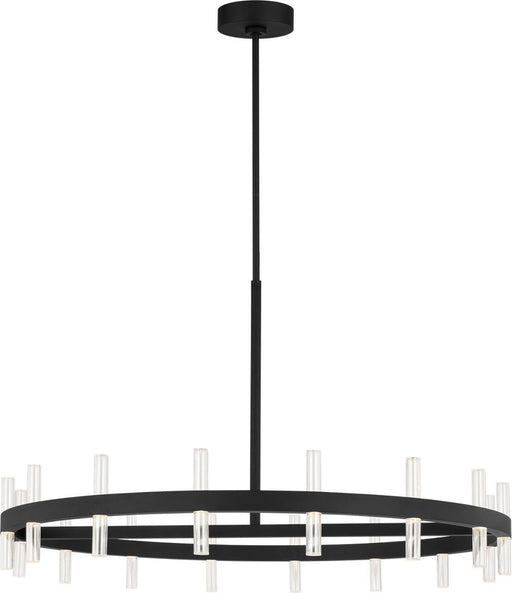 Silas 36" Chandelier in Midnight Black