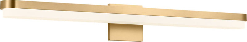 Ismay 36" Bath Vanity Light in Burnished Brass