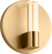Silas 5" Wall Sconce in Burnished Brass
