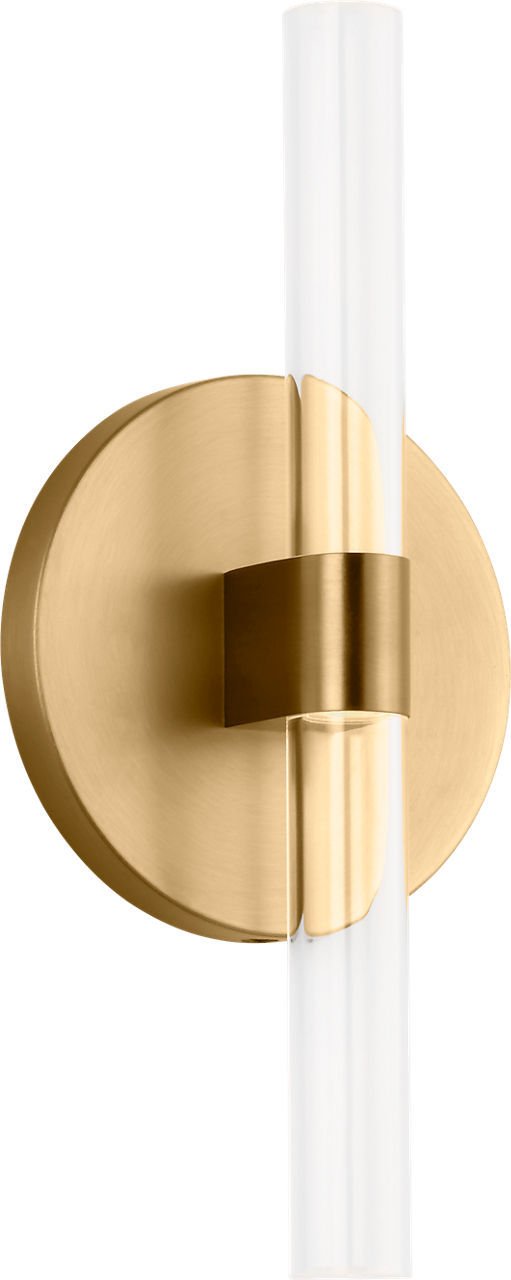 Silas 10" Wall Sconce in Burnished Brass