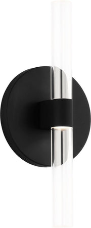 Silas 10" Wall Sconce in Midnight Black